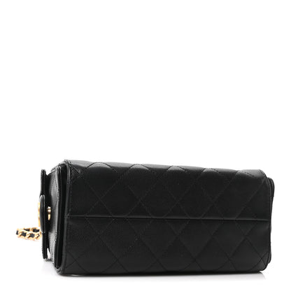 Chanel Caviar Quilted Mini Chanel 25 Handbag Black 4 of 11