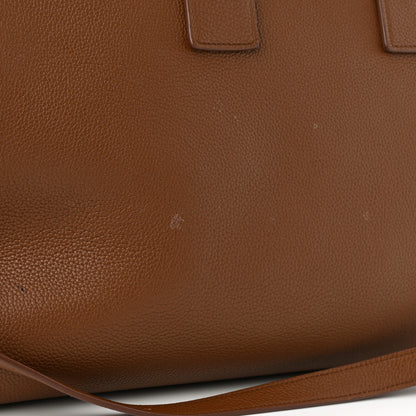 Saint Laurent Calfskin Large Sac De Jour Carryall Toasted Brown 10 of 11