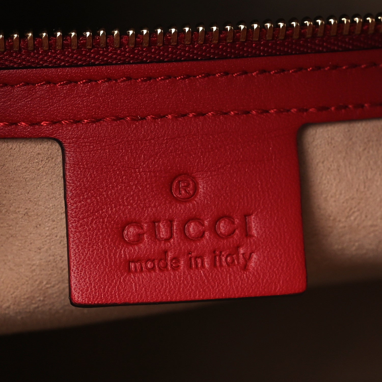 Gucci GG Supreme Monogram Blooms Small Zip Top Tote Beige Blue Navy Hibiscus Red 5 of 10