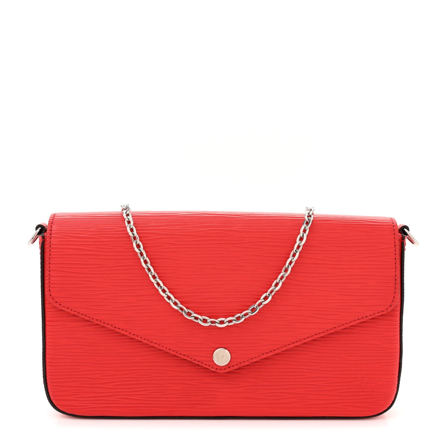 Louis Vuitton Epi Pochette Felicie Coquelicot 1 of 12