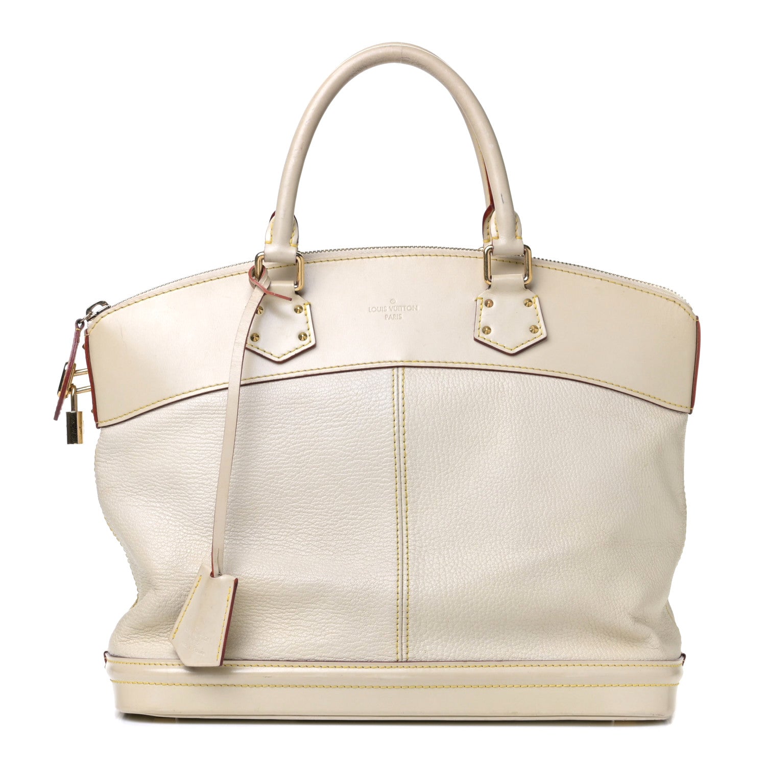 Louis Vuitton Suhali Lockit MM White 3 of 23