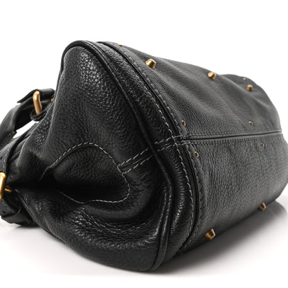 Chloe Calfskin Medium Paddington Satchel Black 9 of 10
