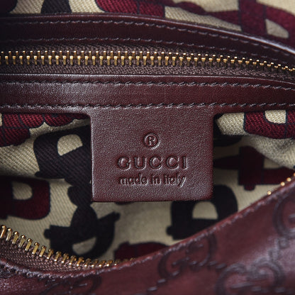 Gucci Guccissima Medium Horsebit Chain Hobo Dark Brown 6 of 11