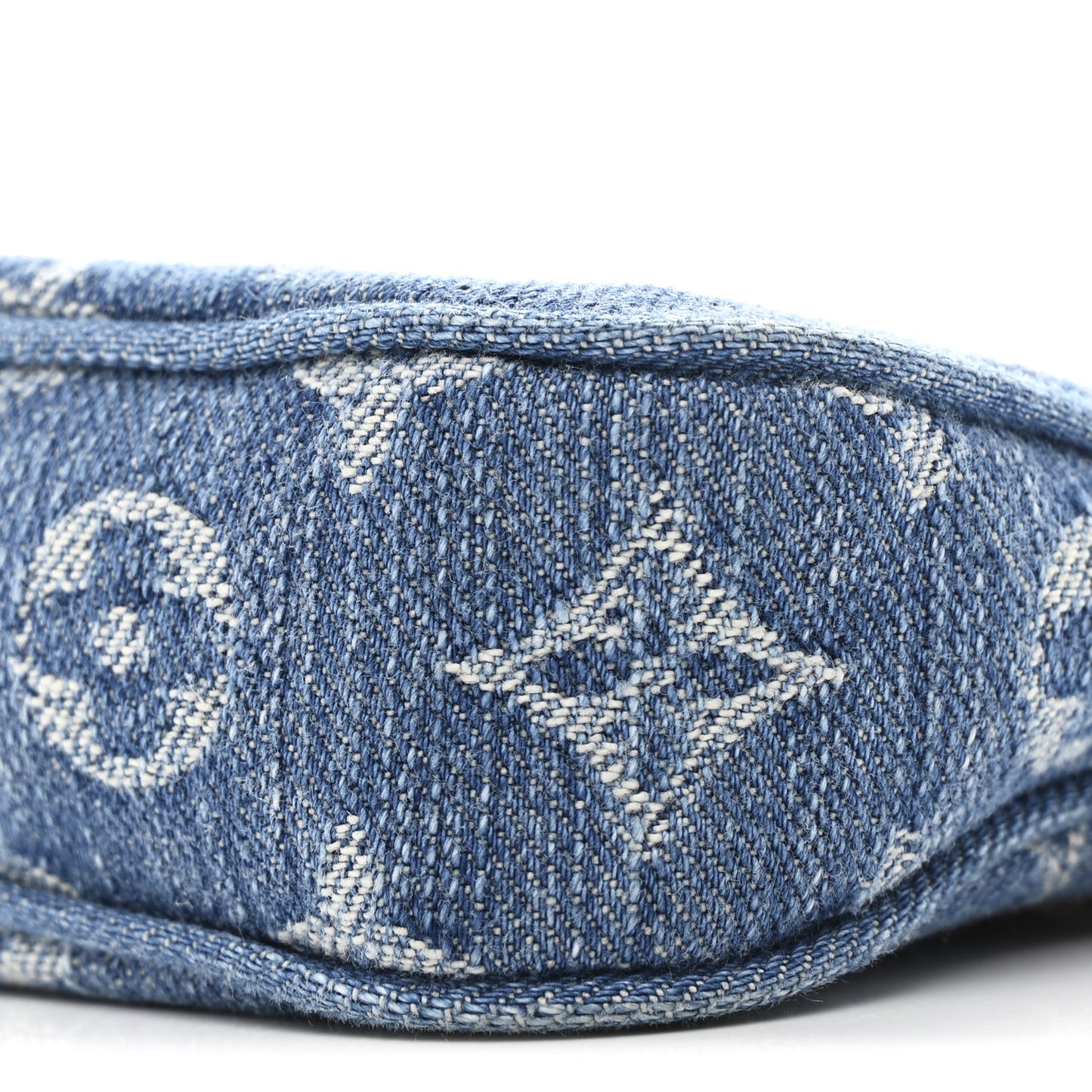 LV X TM Monogram Denim Cerises Pochette Accessories Blue