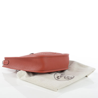 Hermes Taurillon Clemence Amazone Evelyne TPM Sienna 9 of 14