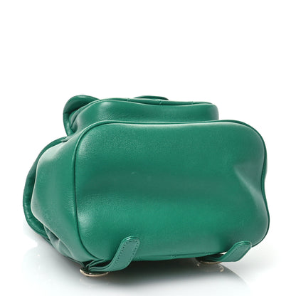 Chanel Lambskin Quilted Small Duma Drawstring Backpack Green 4 of 11
