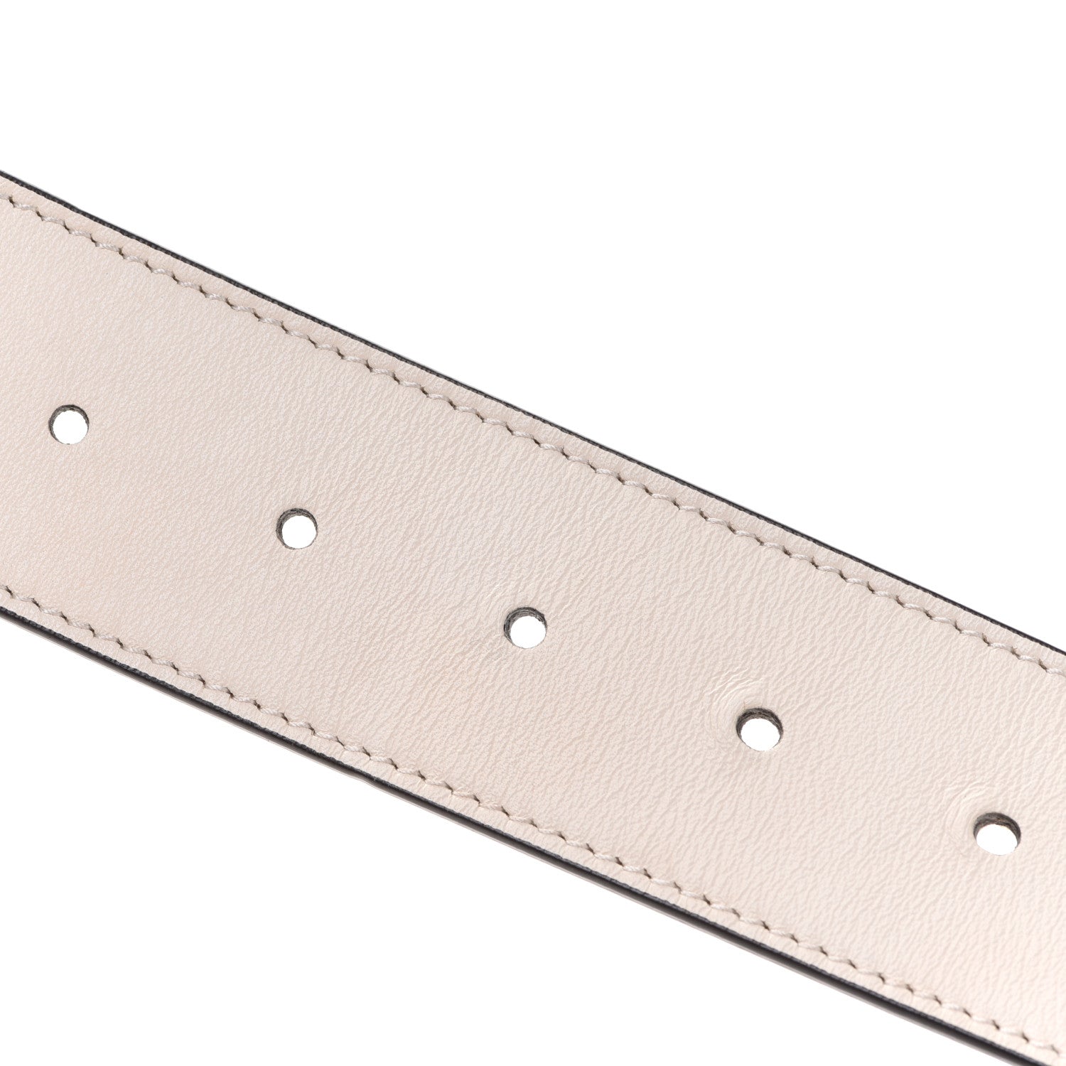 Gucci Calfskin Double G 40mm Belt 105 42 Mystic White 4 of 5