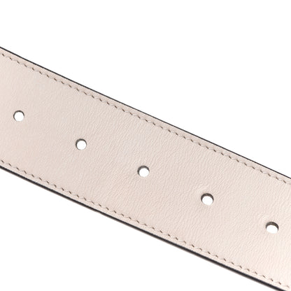 Gucci Calfskin Double G 40mm Belt 105 42 Mystic White 4 of 5