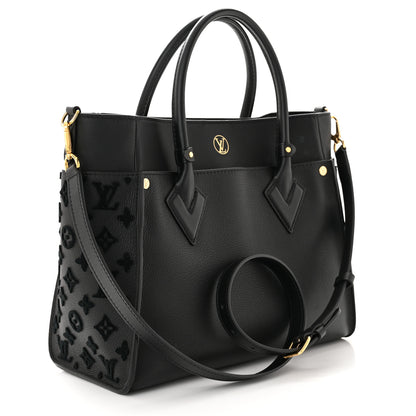 Louis Vuitton Calfskin Monogram Tufting On My Side Black 3 of 10