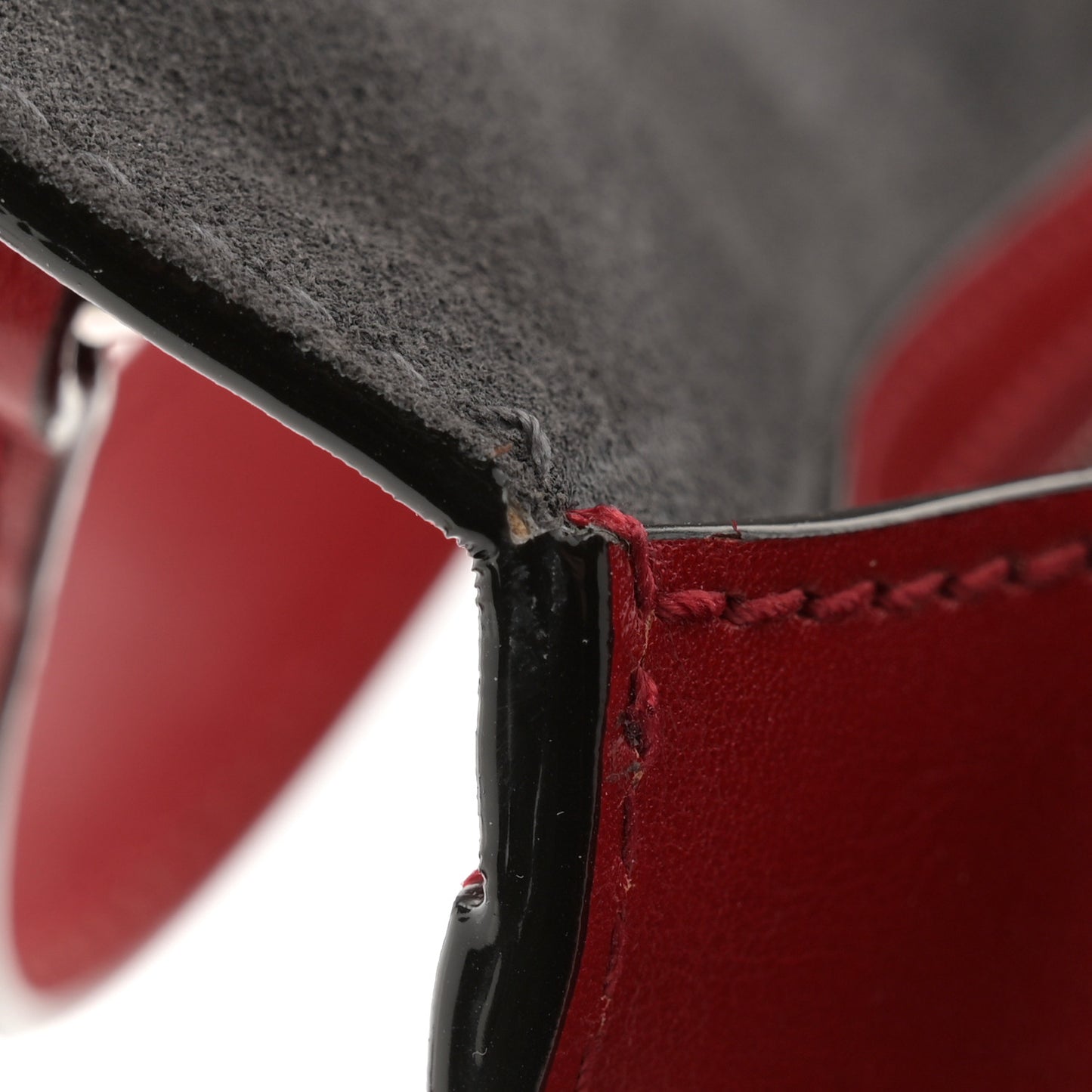 Calfskin Mini Madeline Top Handle Satchel Red