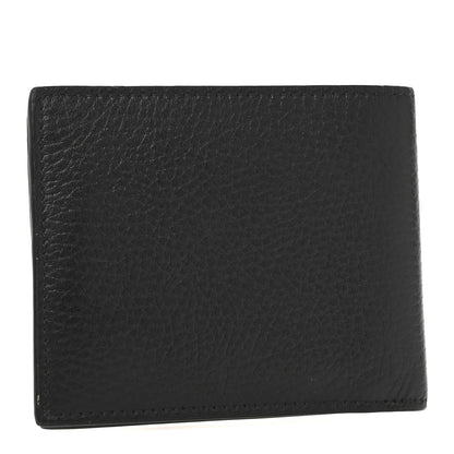 Gucci Dollar Calfskin Bi-Color Interlocking G Bi-Fold Wallet Black Caspian 3 of 9