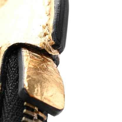 Chanel Metallic Lambskin Small Feminine Pouch Clutch Gold 9 of 10