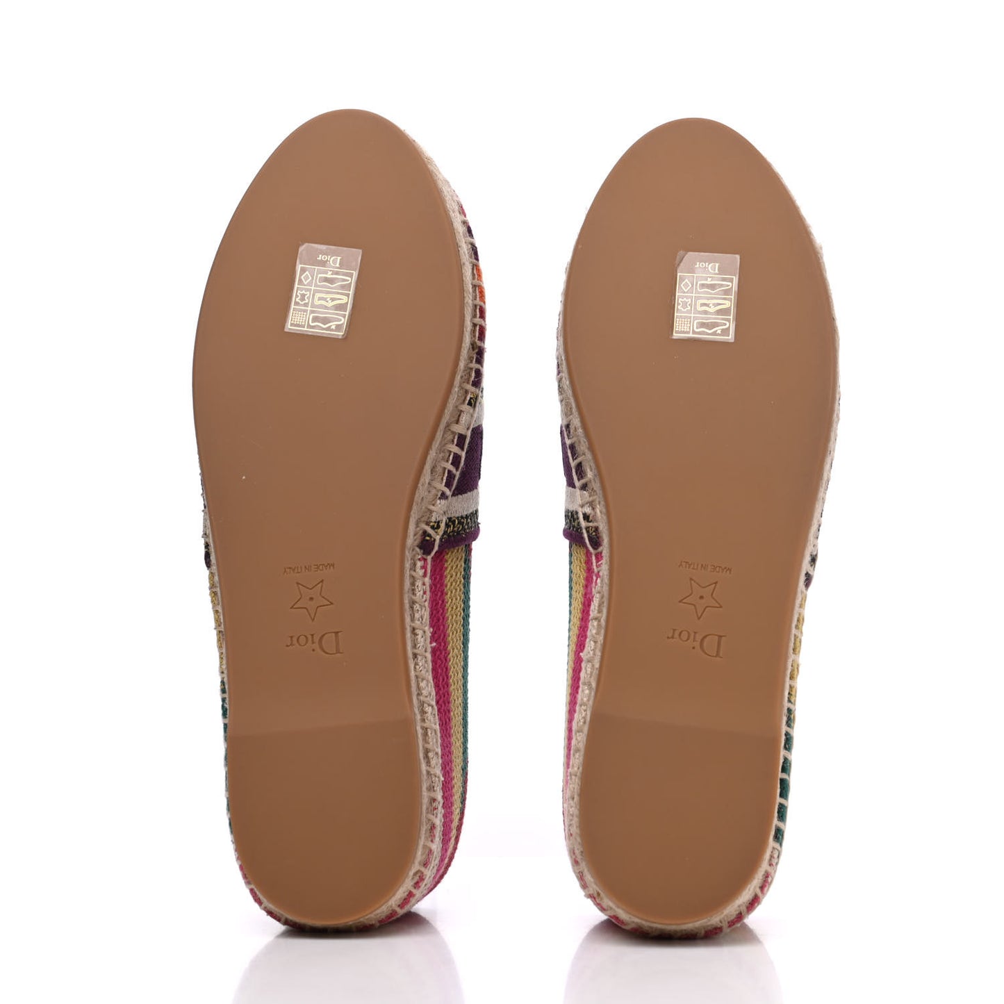 Cotton Embroidered Patchwork Granville Espadrille 38 Multicolor