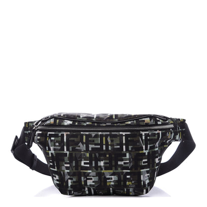 Fendi Nylon CamouFF Belt Bag Black Multicolor 1 of 11