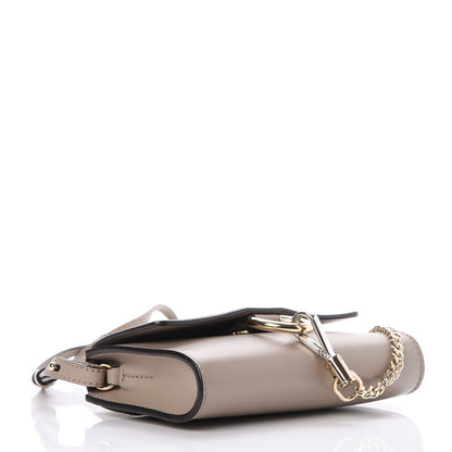 Chloe Suede Calfskin Mini Faye Shoulder Bag Motty Grey 4 of 7