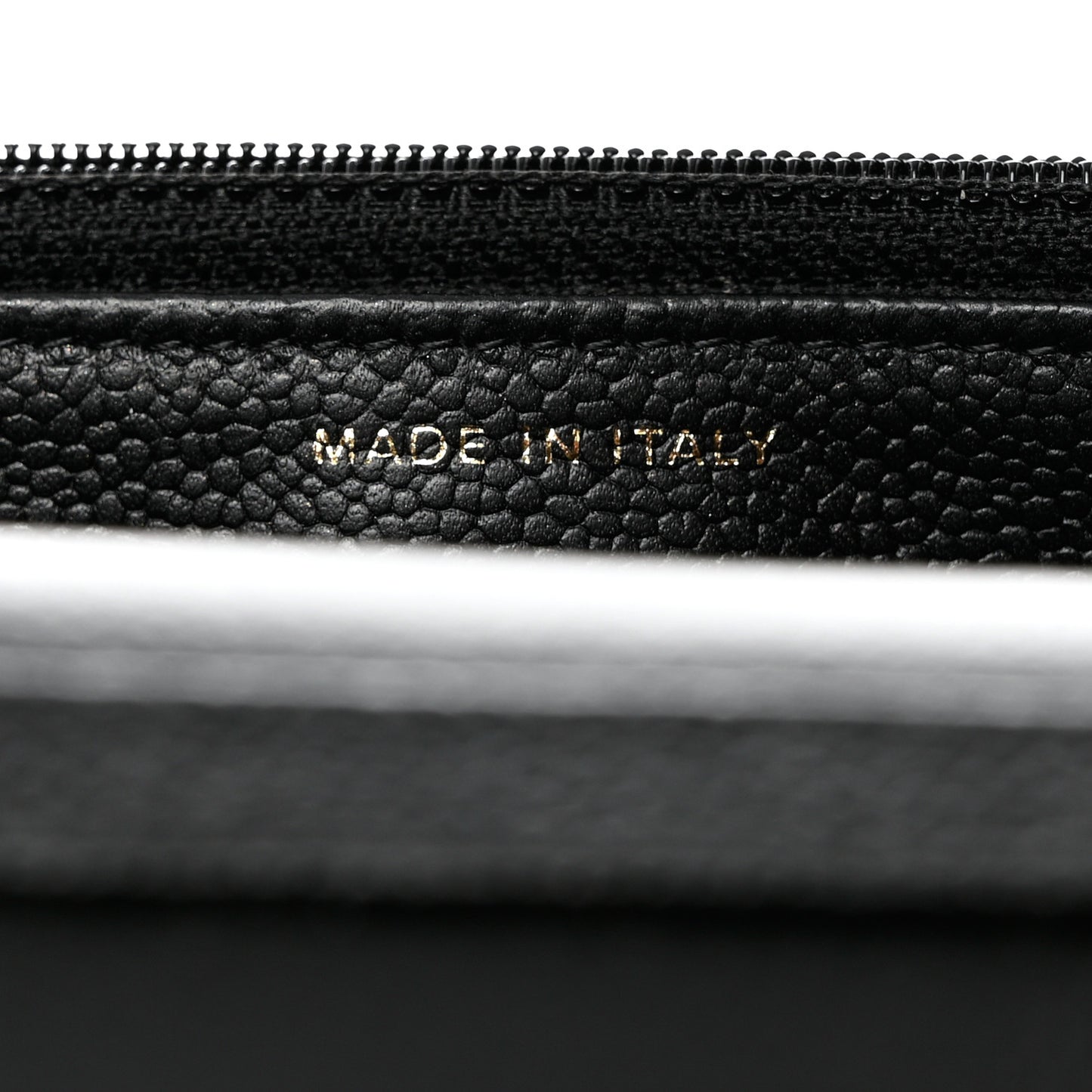 Caviar Quilted Tiny CC Wallet On Chain WOC Black