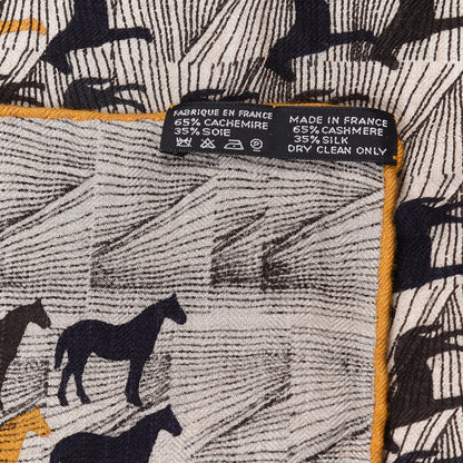 Hermes Cashmere Silk Scarf 100 4 of 4