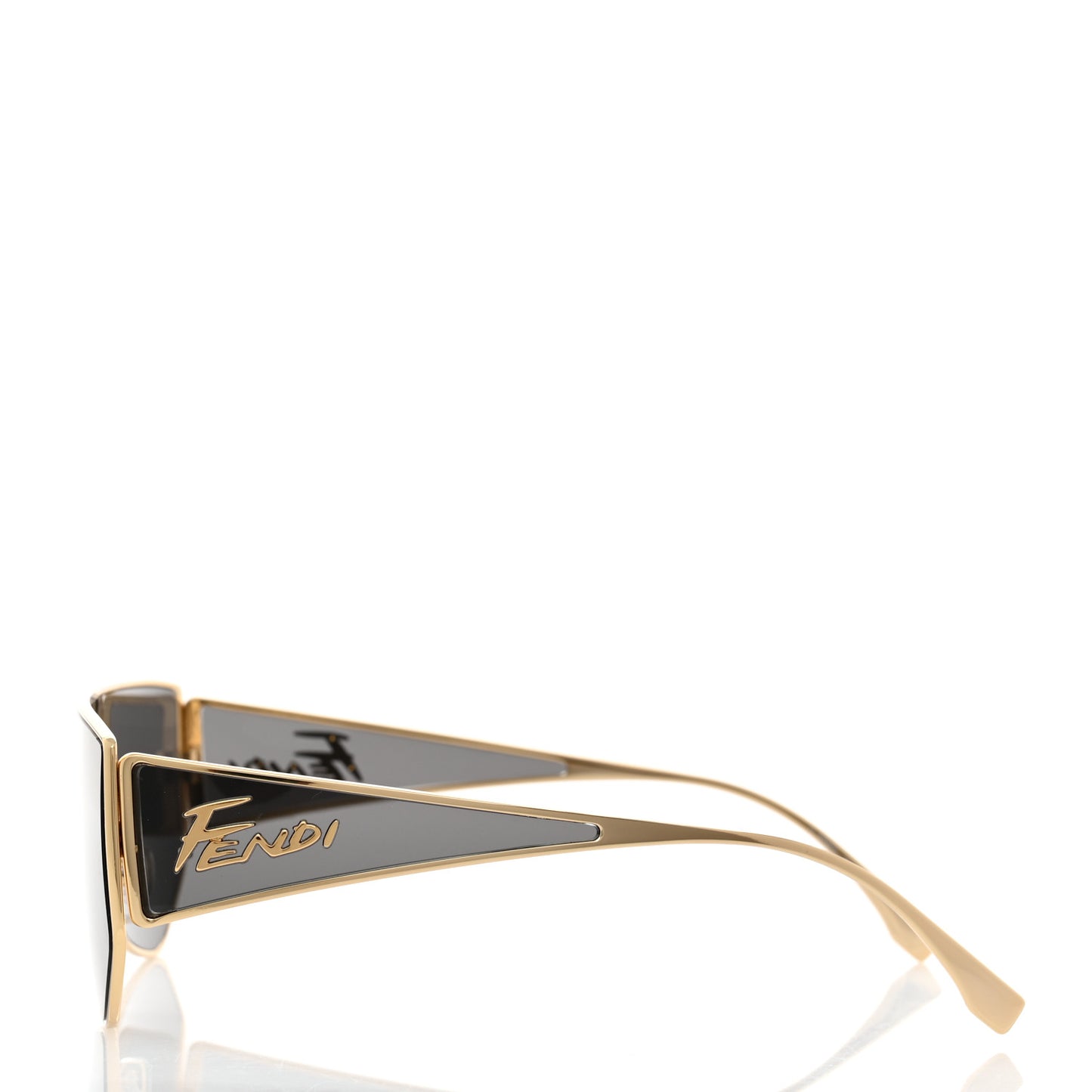 Metal Disco Geometric Sunglasses FE 40051/U Gold