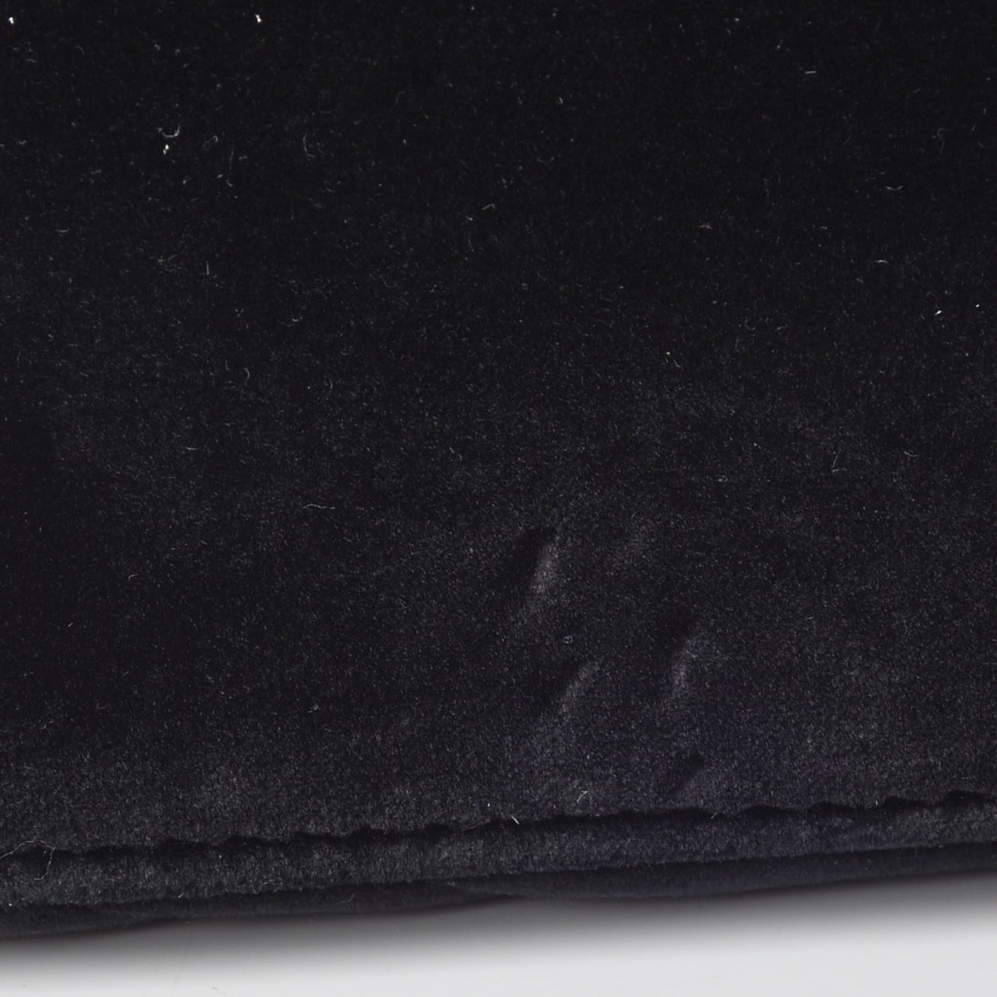 Velvet Matelasse Medium GG Marmont Shoulder Bag Black
