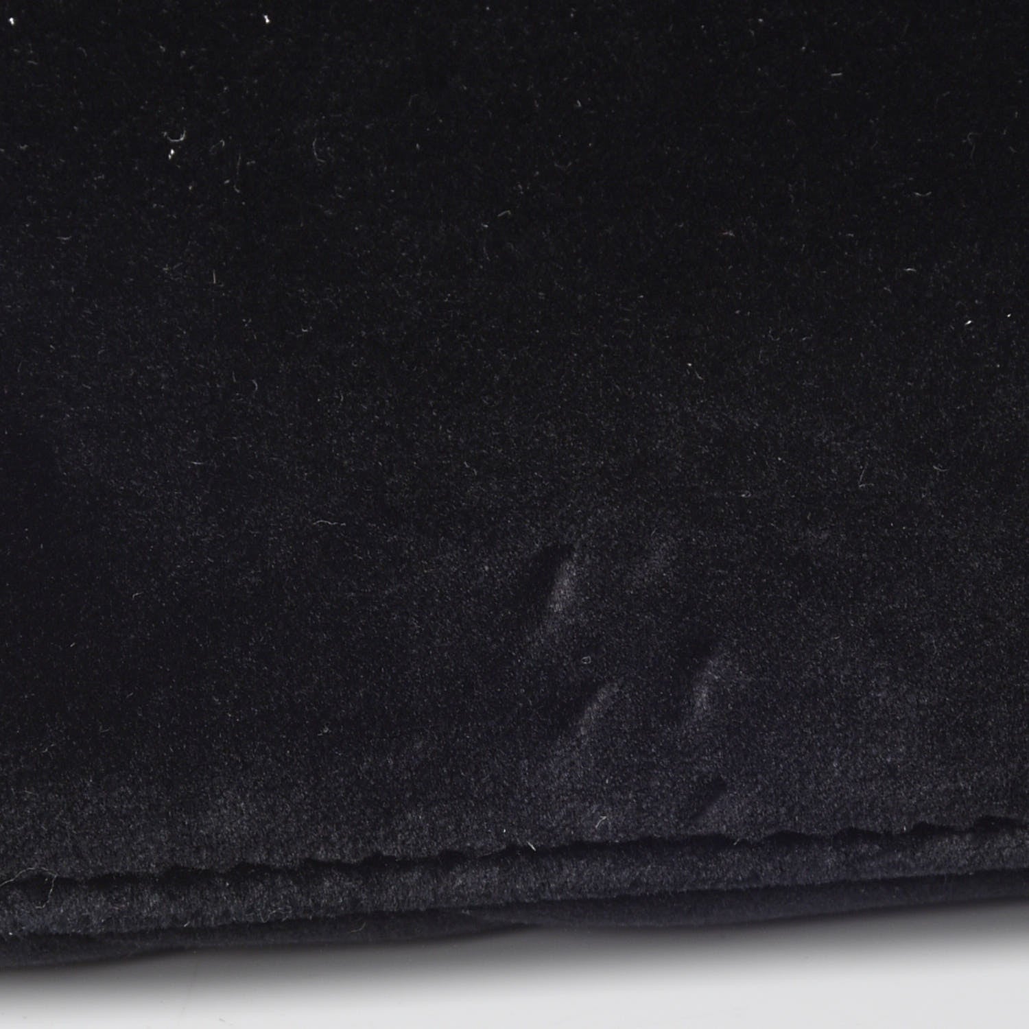Gucci Velvet Matelasse Medium GG Marmont Shoulder Bag Black 10 of 12