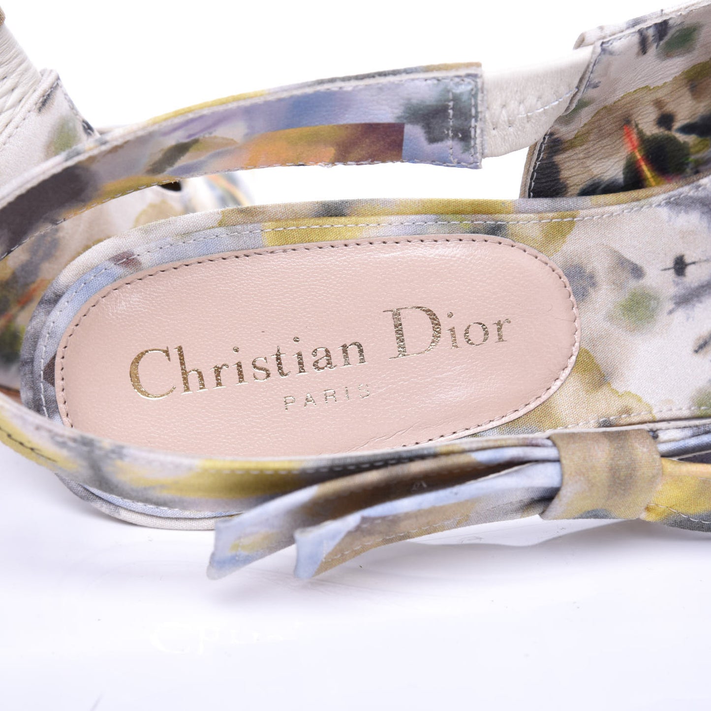 Canvas KaleiDiorscope Sweet-D Slingback Pumps 36.5 Dusty Jade