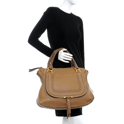 Chloe Calfskin Large Marcie Satchel Nut 2 of 9