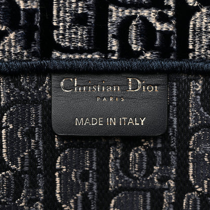 Christian Dior Oblique Velvet Large Book Tote Blue Multicolor Blue Multicolor 6 of 11