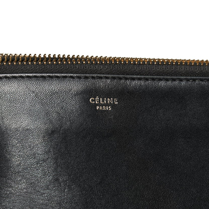Celine Lambskin Trio Crossbody Bag Black 8 of 13