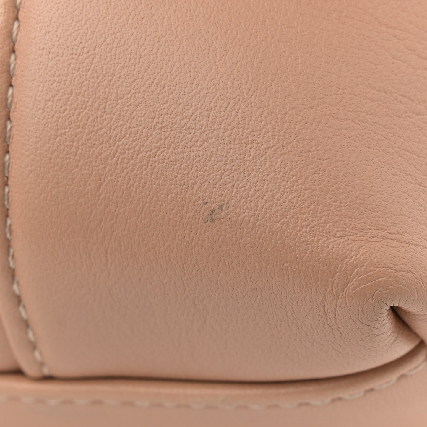Calfskin Quilted Small Daily Chevron Flap Beige