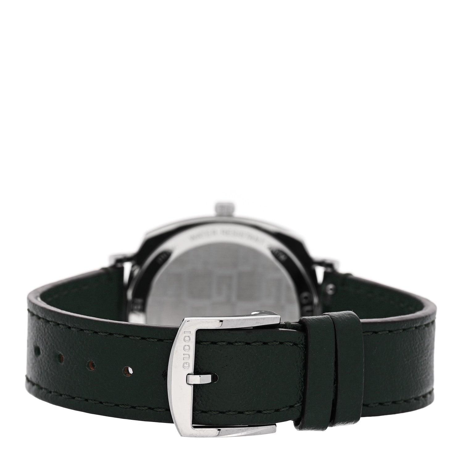 Gucci Stainless Steel Calfskin 35mm Grip Quartz Watch Green 3 of 4