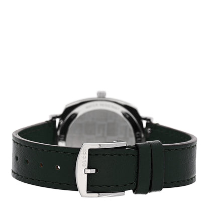 Gucci Stainless Steel Calfskin 35mm Grip Quartz Watch Green 3 of 4