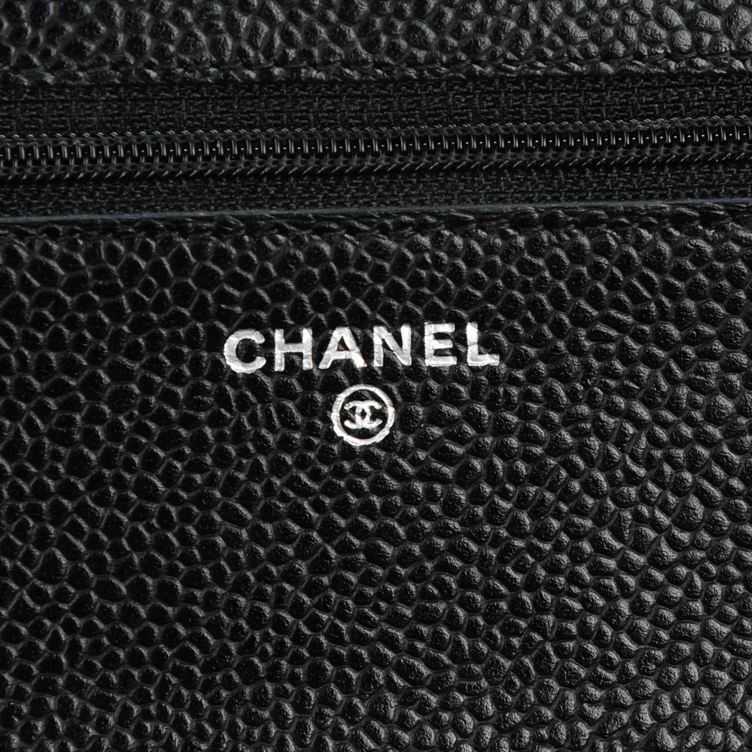 Chanel Caviar Quilted Wallet On Chain WOC Black 6 of 8