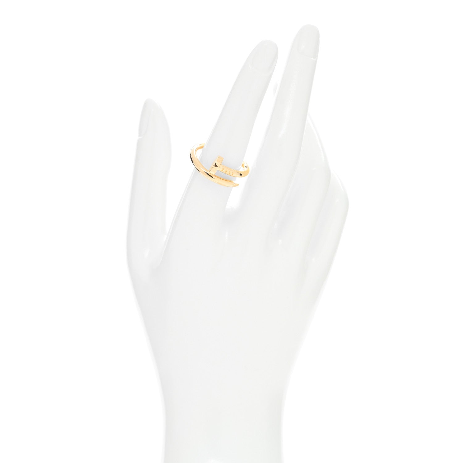 Cartier 18K Yellow Gold Juste Un Clou Ring 56 7.5 2 of 5