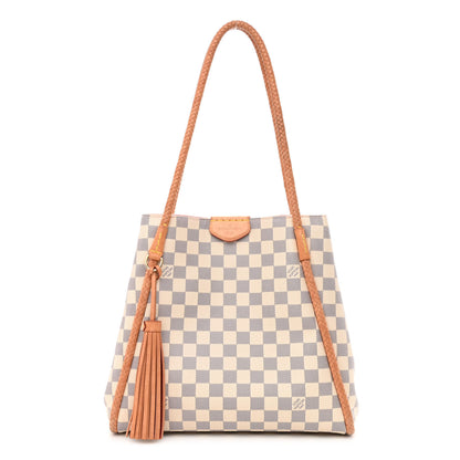 Louis Vuitton Damier Azur Propriano Rose Ballerine 1 of 11