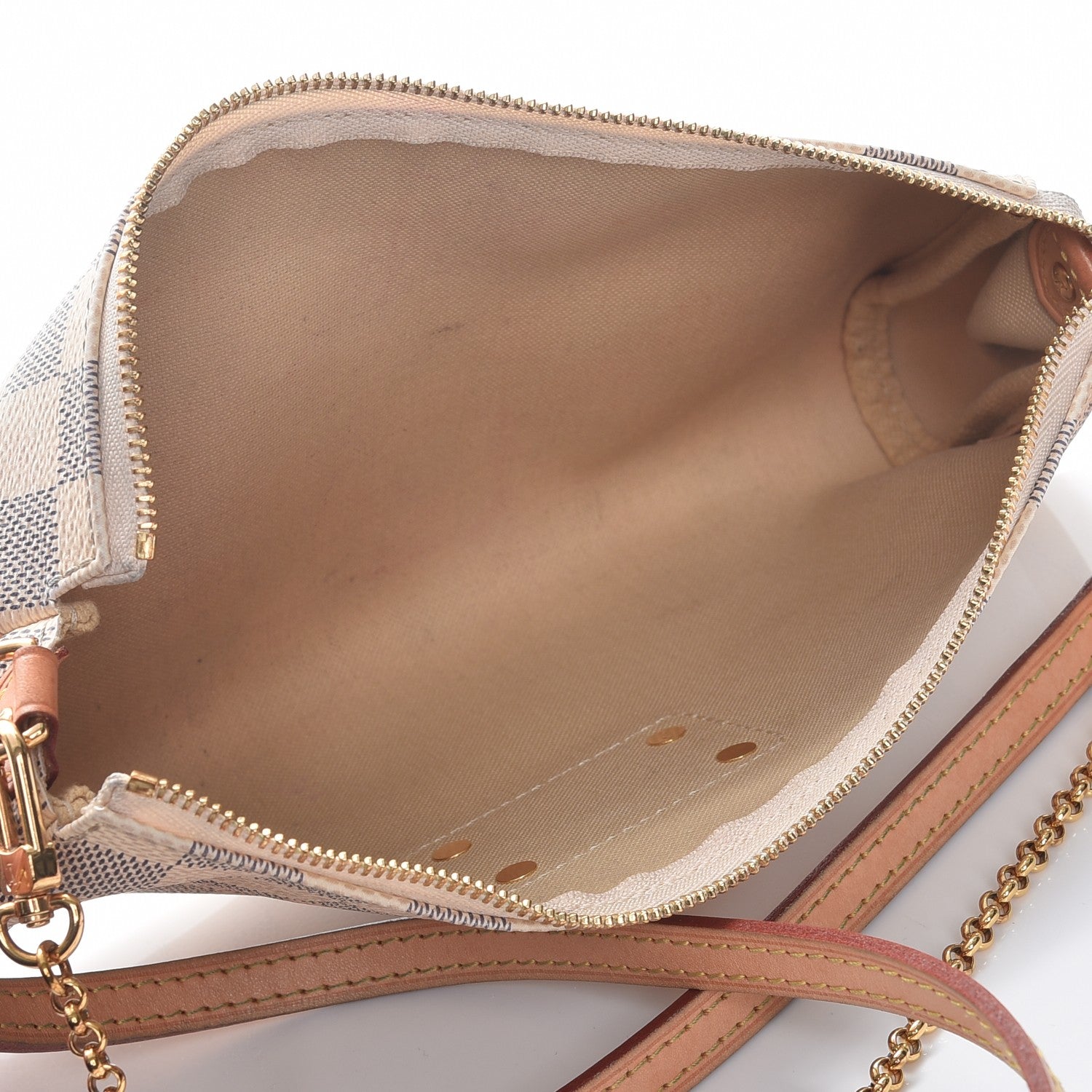 Louis Vuitton Damier Azur Eva Clutch 6 of 9