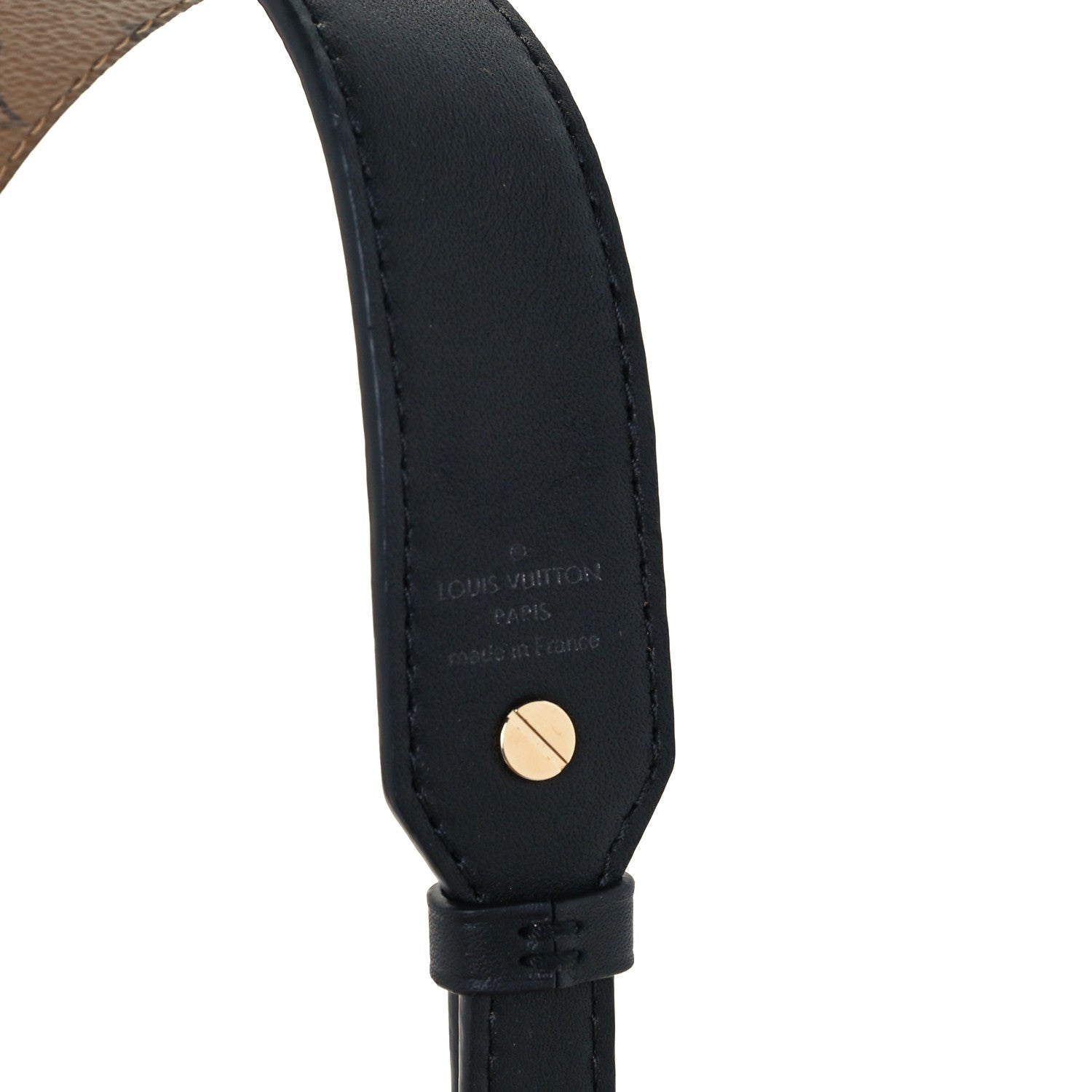 Louis Vuitton Reverse Monogram Bandouliere Shoulder Strap XL Black 5 of 6