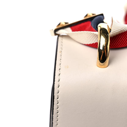 Gucci Calfskin Mini Sylvie Chain Shoulder Bag White 11 of 14