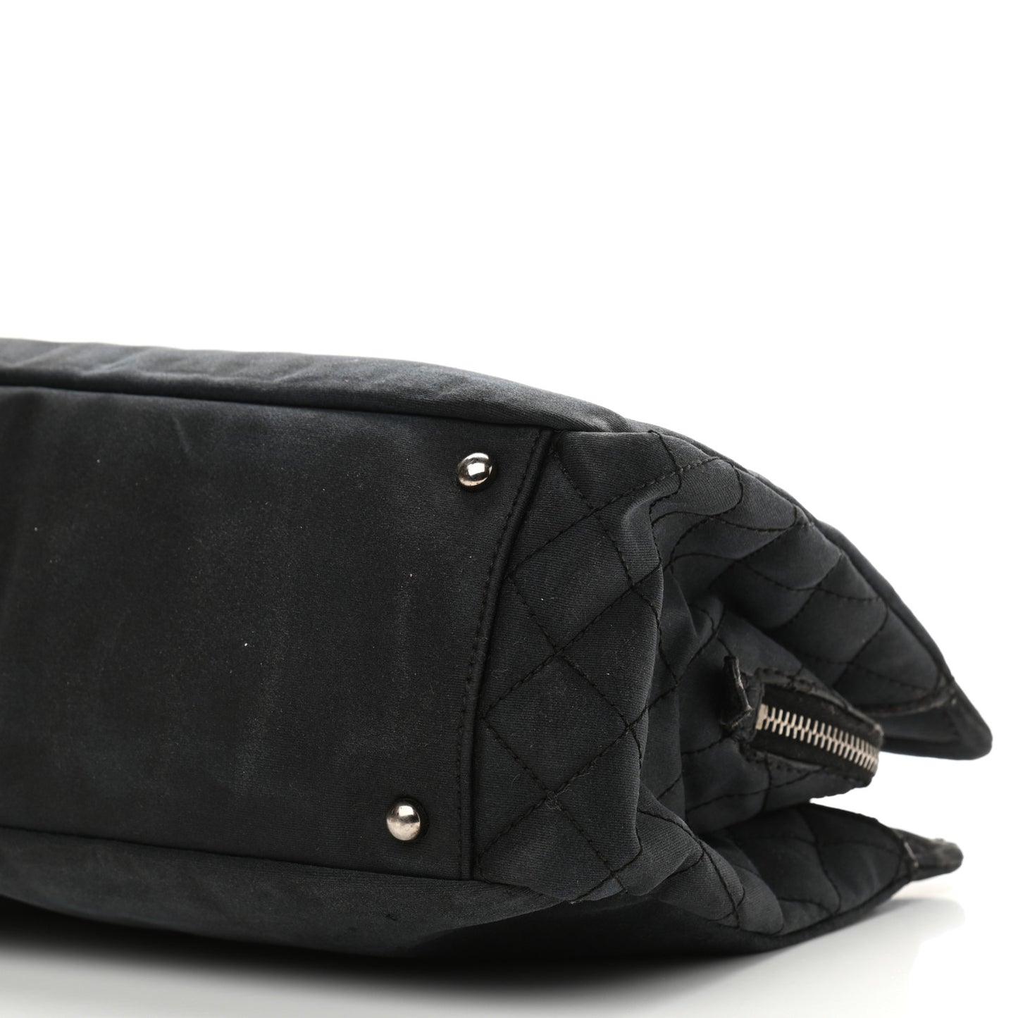 Canvas Lipstick Ligne Tote Black