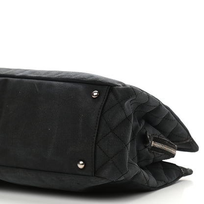 Chanel Canvas Lipstick Ligne Tote Black 10 of 17