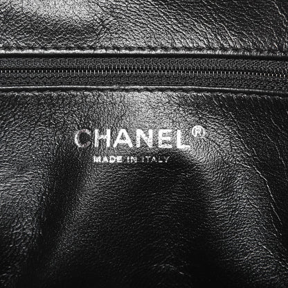 Chanel Metallic Aged Calfskin Quilted Large Reissue Camera Case Black 6 of 7