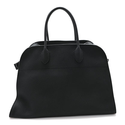 The Row Matte Grained Calfskin Soft Margaux 15 Black 1 of 9
