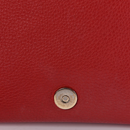 Gucci Pebbled Calfskin Medium Soho Flap Crossbody Tabasco Red 16 of 24
