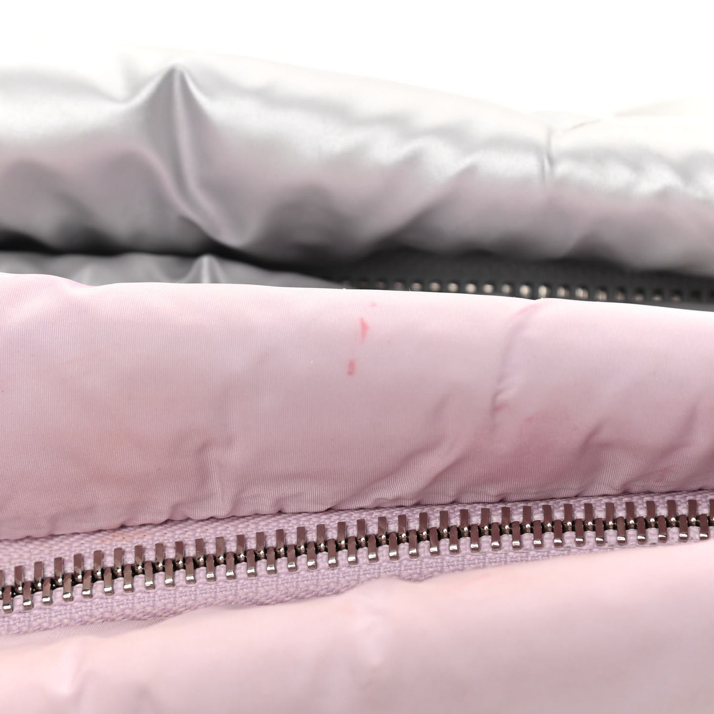 Econyl Monogram Pillow Maxi Multi Pochette Accessories Silver Pale Pink