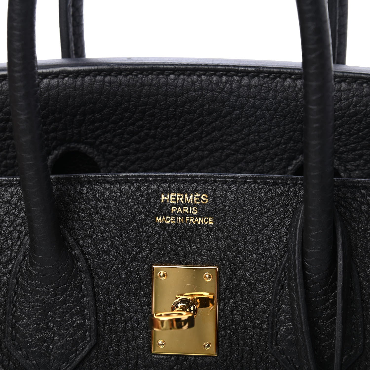 Hermes Togo Birkin 25 Black 5 of 10