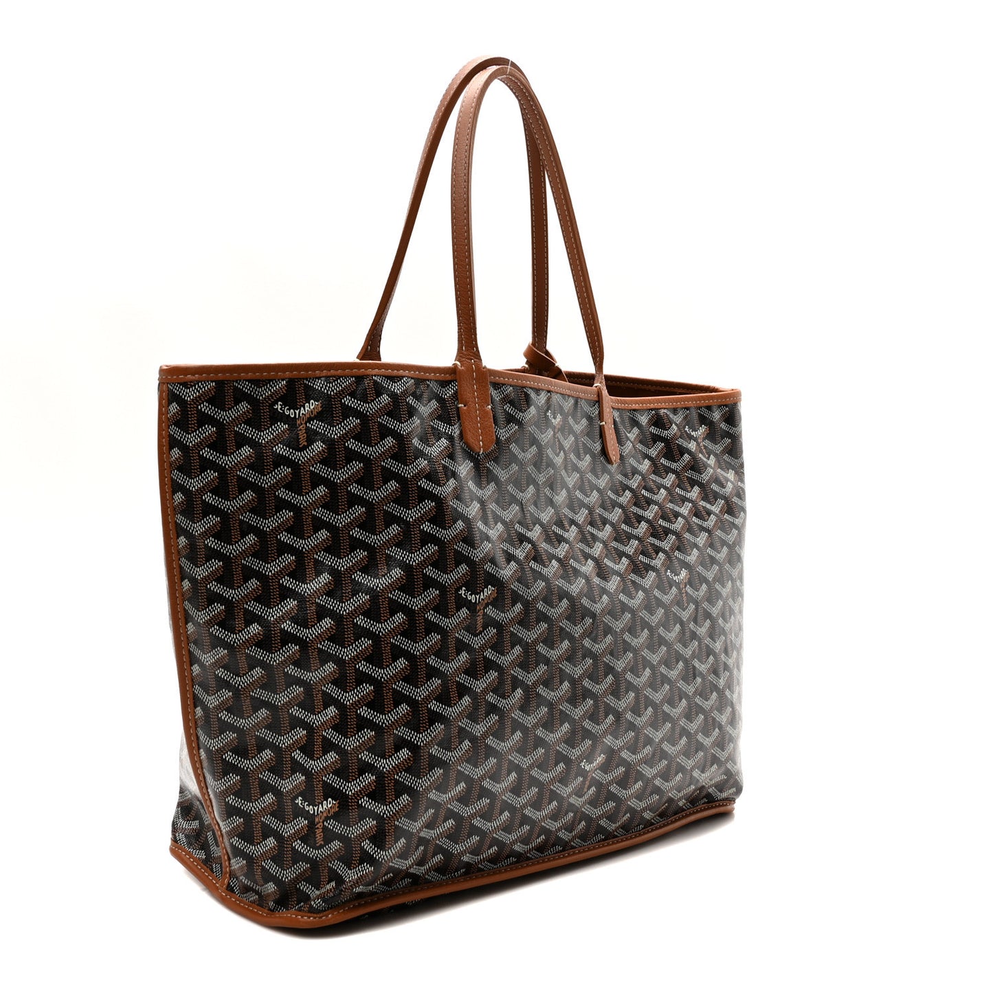 Goyardine Reversible Anjou PM Black Gold