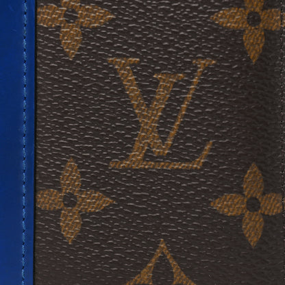 Louis Vuitton Monogram Macassar Pocket Organizer NM Blue 7 of 10