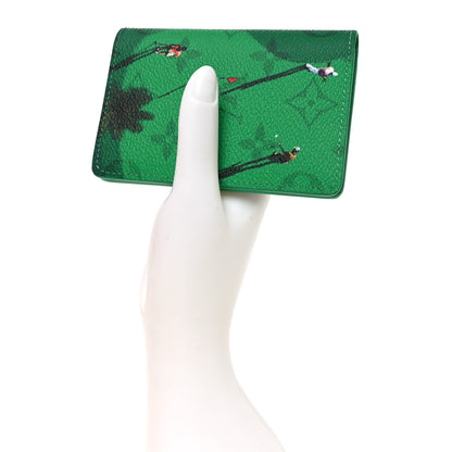 Louis Vuitton Monogram Sports Pocket Organizer Golf Green 2 of 7
