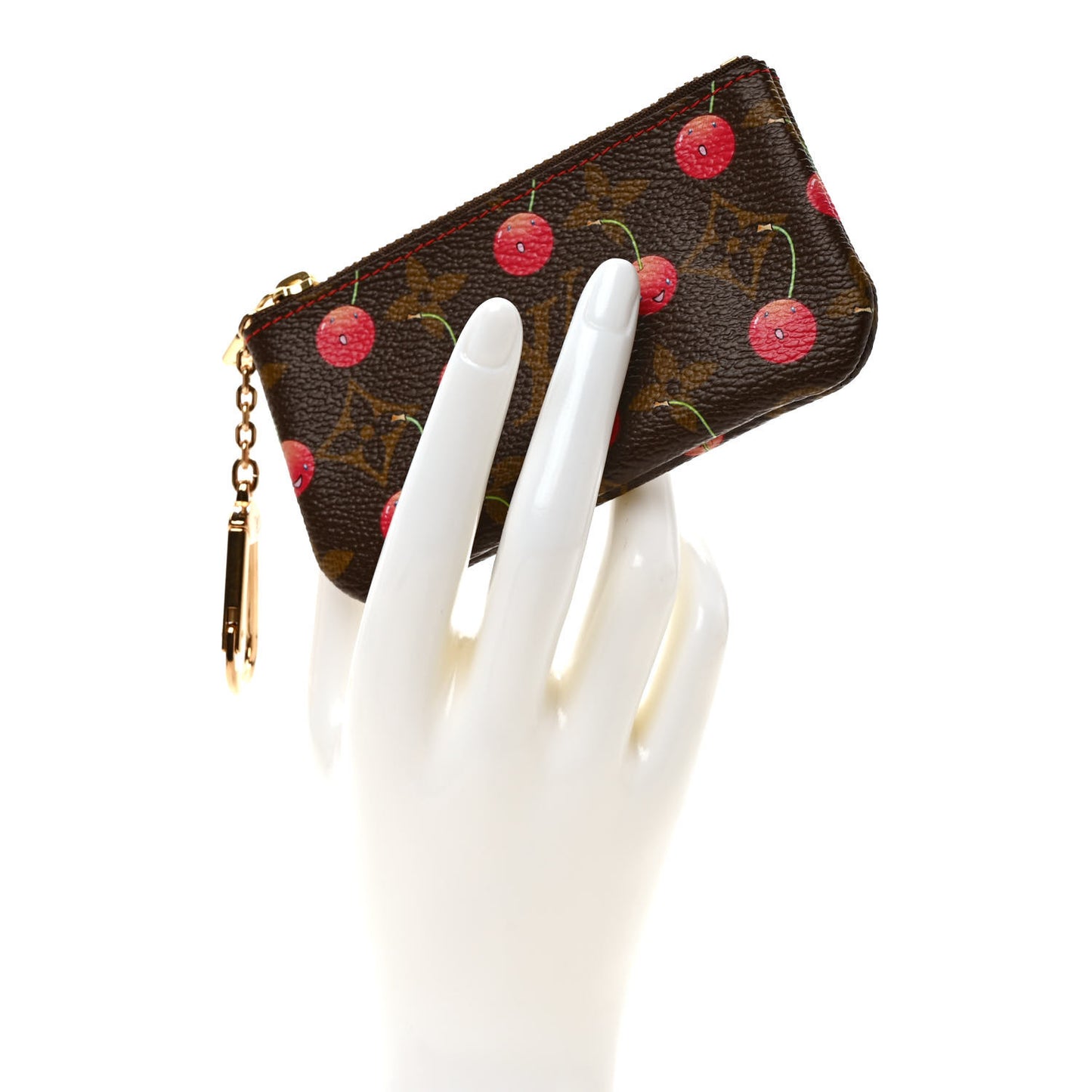Monogram Cerises Key Pouch