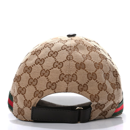 Gucci Monogram Web Baseball Hat S Beige Cocoa 4 of 9