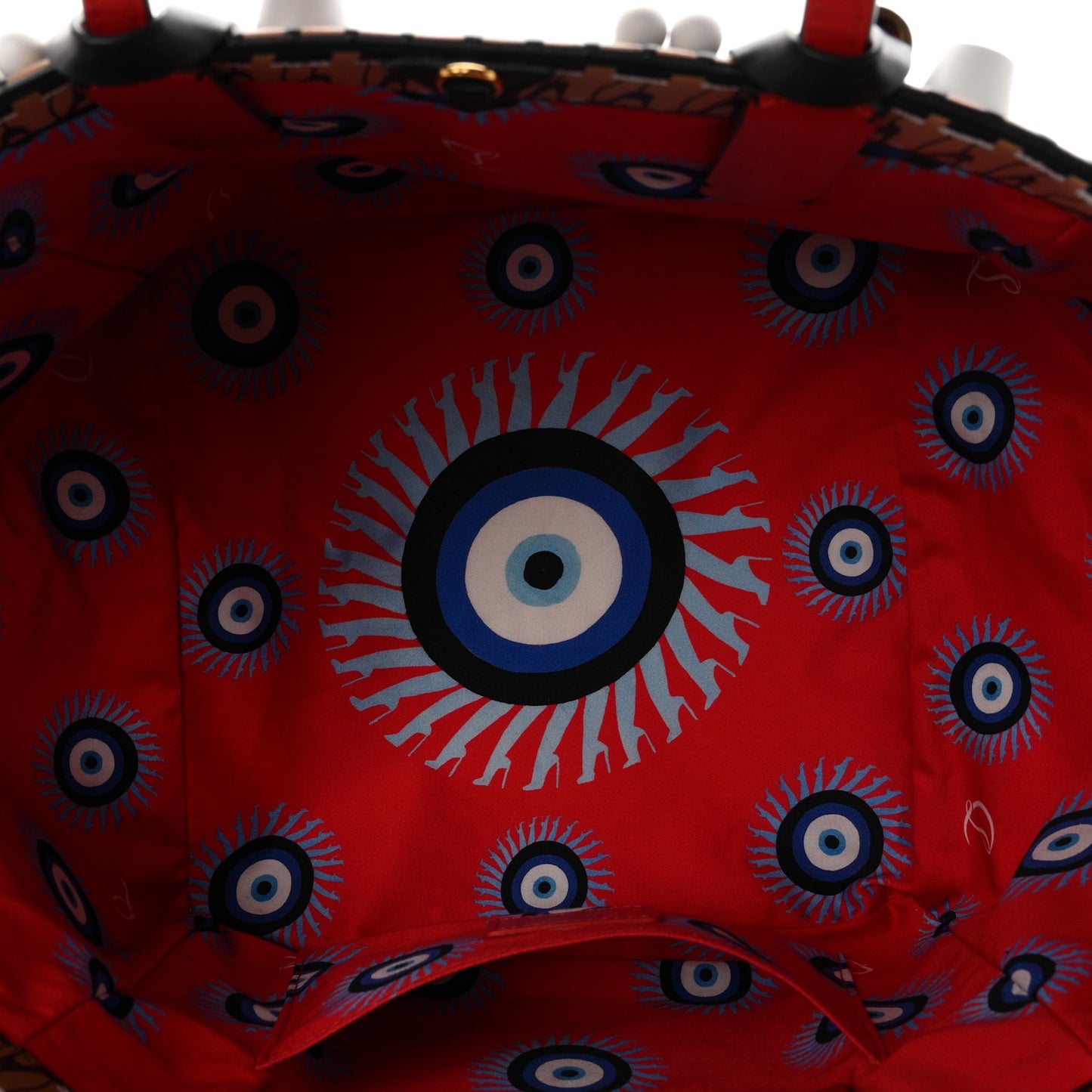 Calfskin Greekaba Tote Multicolor